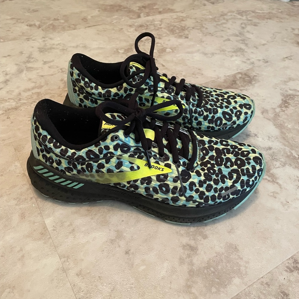 Leopard Adrenaline Brooks Running Shoes